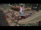 Traditional boat makers in Indonesia continue working amid pandemic