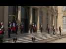 Emmanuel Macron welcomes Cypriot counterpart in Paris - Label : AFPTV - First images - Category : News
