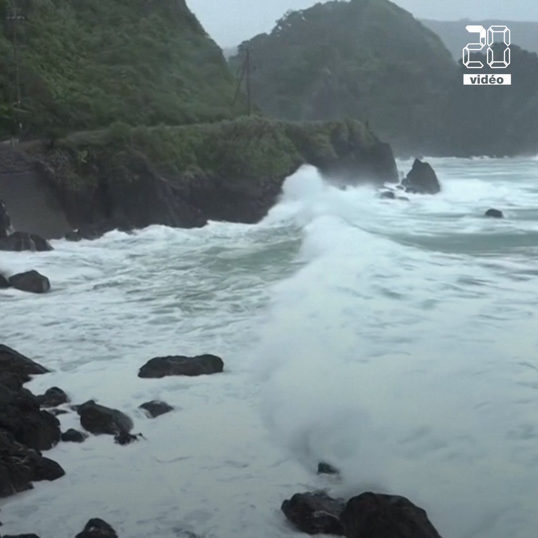 Un puissant typhon frappe le Japon  (20 Minutes)