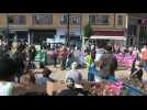Protest in Dover in support of migrants - Label : AFPTV - First images - Category : News