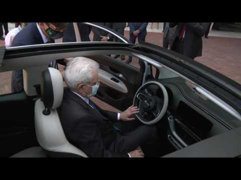 Presentation of the New Fiat 500 to the President of the Italian Republic, Sergio Mattarella