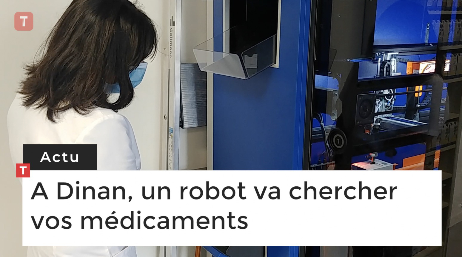  A Dinan, un robot va chercher vos médicaments (Le Télégramme)