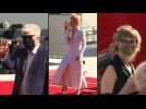 Almodovar, Tilda Swinton and cast of Bosnian film "Quo vadis, Aida ?" hit Venice red carpet