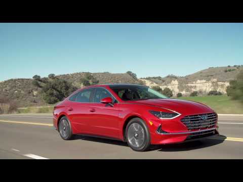 2021 Hyundai Sonata Hybrid Driving Video