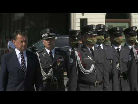 Military ceremony in Warsaw after Andzej Duda sworn in for second term as president