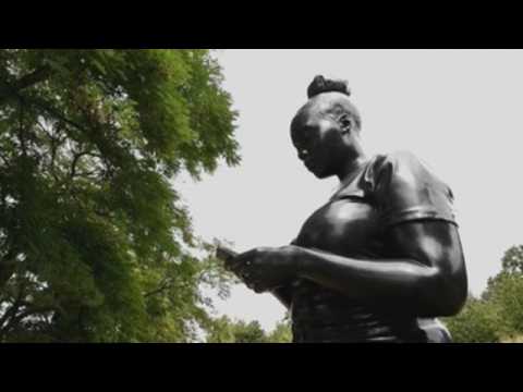 Thomas J Price’s black woman sculpture erected in London