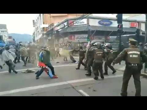 Clashes between police and indigenous Mapuche erupt in central Chile