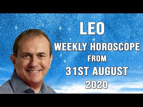 Leo Weekly Horoscope from 31st August 2020