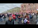 People demonstrate in Minsk to demand Lukashenko's resignation