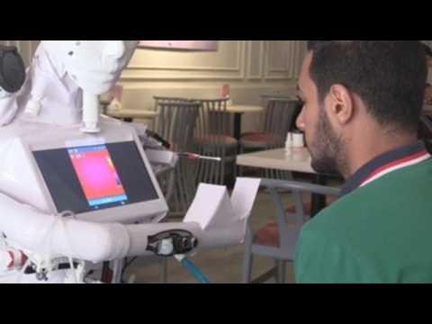 Egyptian engineer creates robot to help fight COVID-19