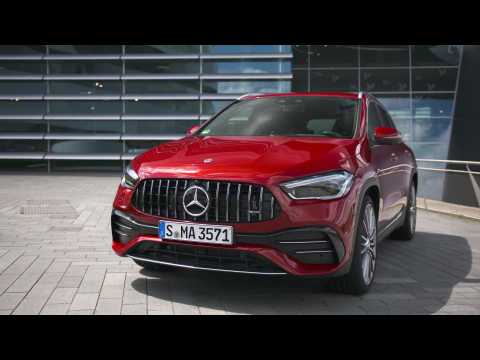 The new Mercedes-AMG GLA 35 4MATIC Design in Patagonia red