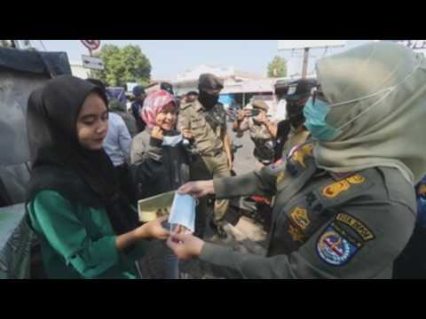 Indonesian government escalates mask wearing and public health campaign
