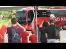 Football/Champions League: Bayern players arrive at Allianz Arena