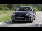 The new Audi A3 Sedan in Manhattan grey Driving Video