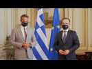 German Foreign minister meets Greek Prime minister in Athens