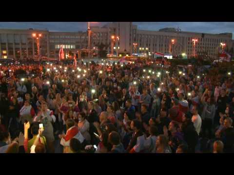 17th day of anti-government protests in Minsk