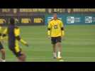 Reinier Jesus trains with Borussia Dortmund