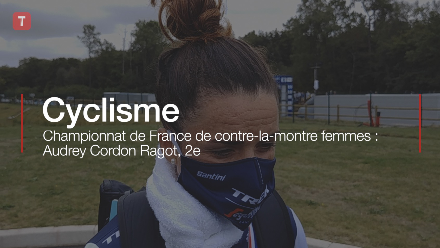  Championnat de France de contre-la-montre femmes : Audrey Cordon Ragot, 2e (Le Télégramme)