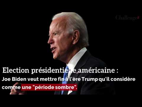 Élection présidentielle américaine : Joe Biden veut mettre fin à l’ère Trump qu’il considère comme une "période sombre". 