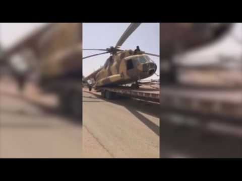 GNA militias snatch a military helicopter from Haftar forces