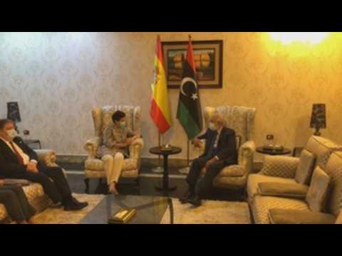 Spanish Minister of Foreign Affairs arrives in Libya