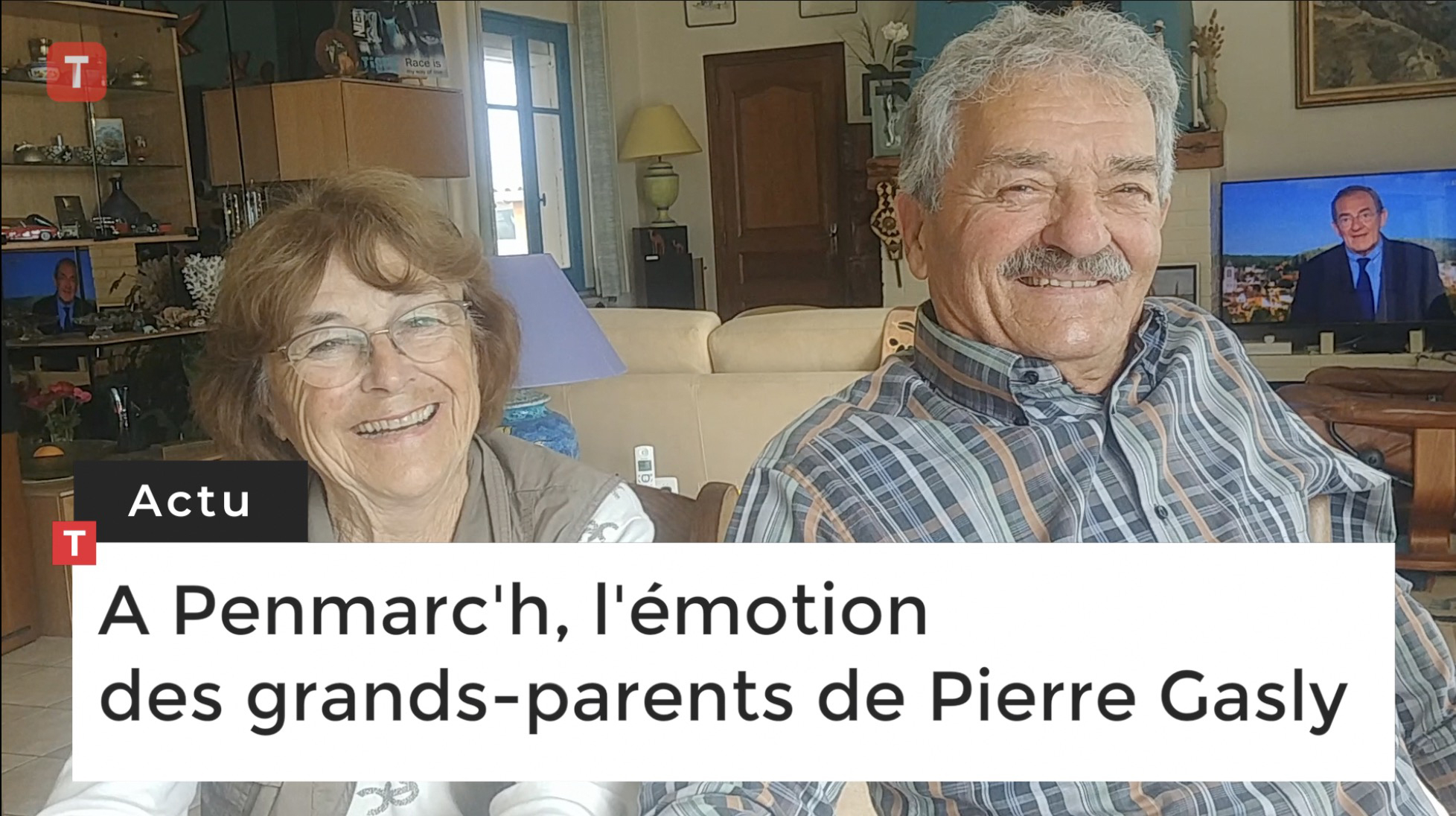 A Penmarc'h, l'émotion des grands-parents de Pierre Gasly (Le Télégramme)