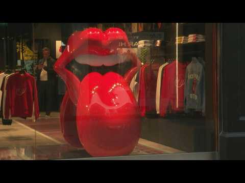 A Rolling Stones store opens its doors in London