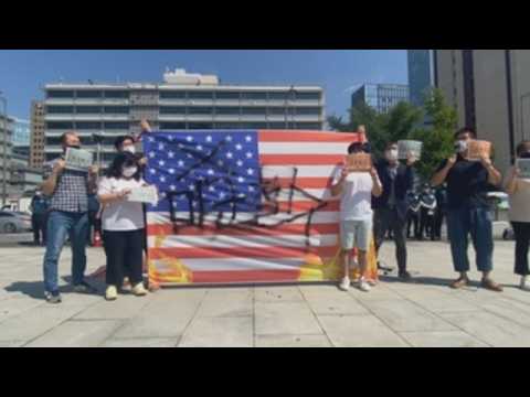 South Koreans demand withdrawal of US forces in Korea