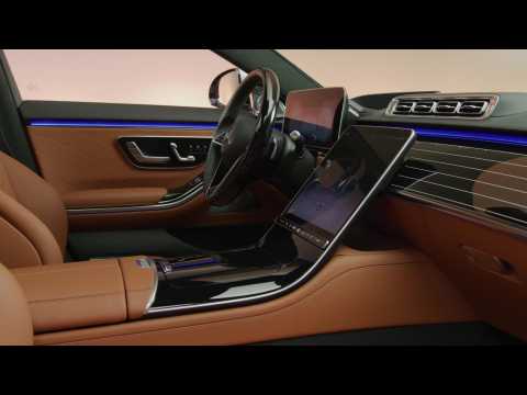 The new Mercedes-Benz S-Class Interior Design in Studio