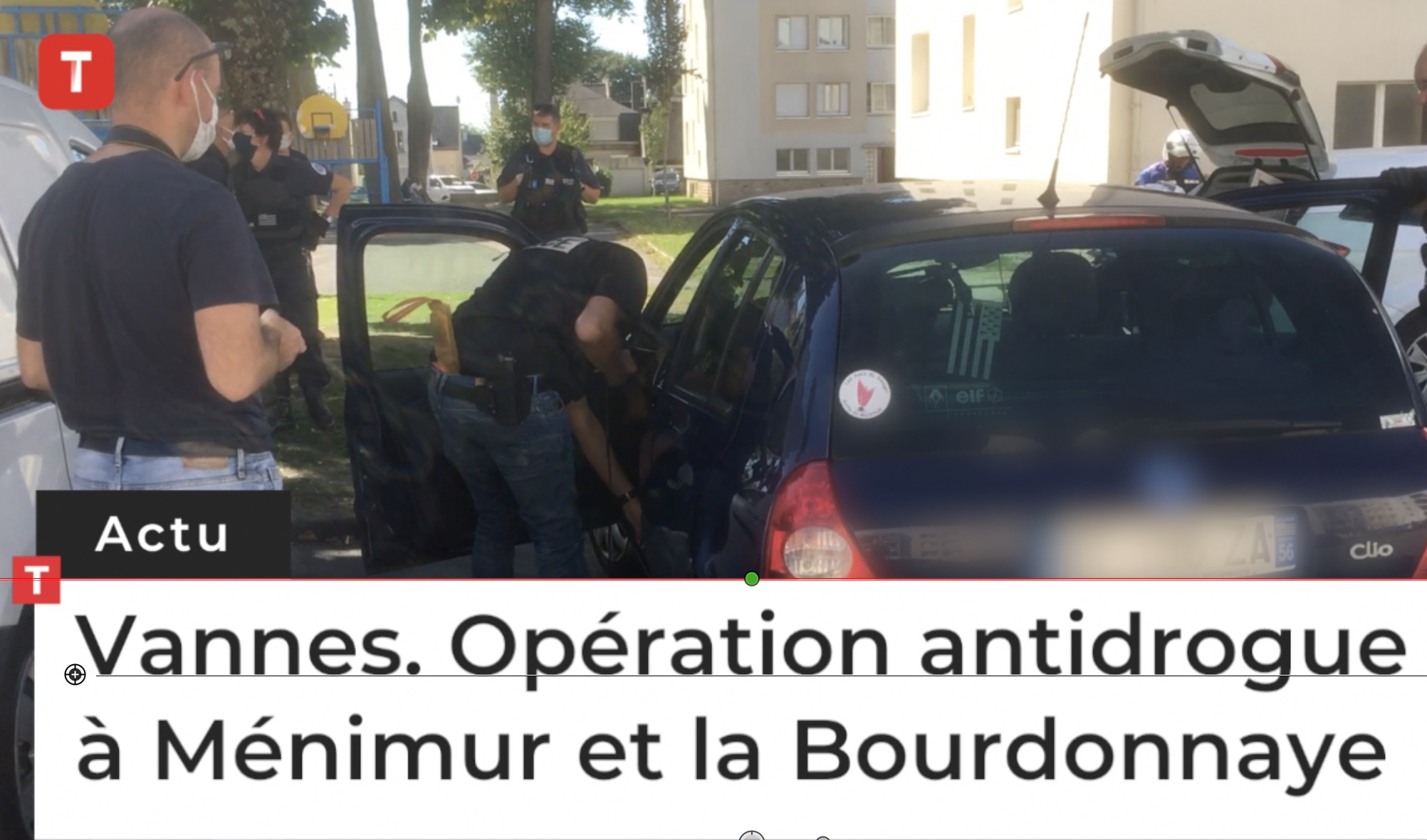 Vannes. Opération antidrogue à Ménimur et la Bourdonnaye (Le Télégramme)
