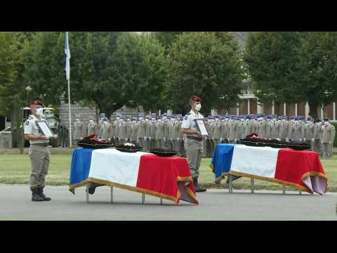 French military pays national tribute to soldiers killed in Mali