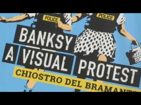 Rome's Cloister of Bramante in Rome hosts 'Banksy: A Visual Protest'