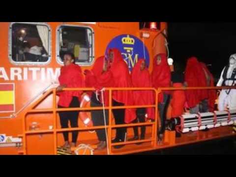 41 migrants traveling in boat arrive at Spanish port of Motril