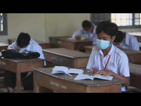 Public schools reopen in Cambodia