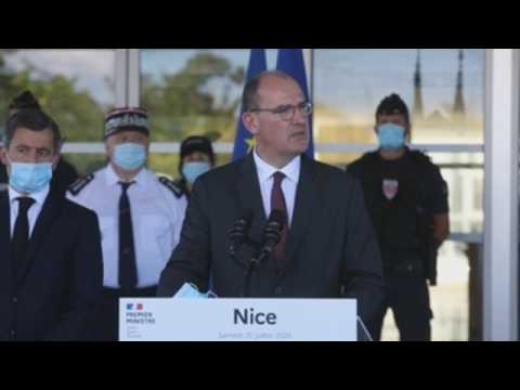 French PM Jean Castex announces security measures in Nice