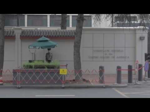 Tight security outside US consulate in Chengdu after China demands closure