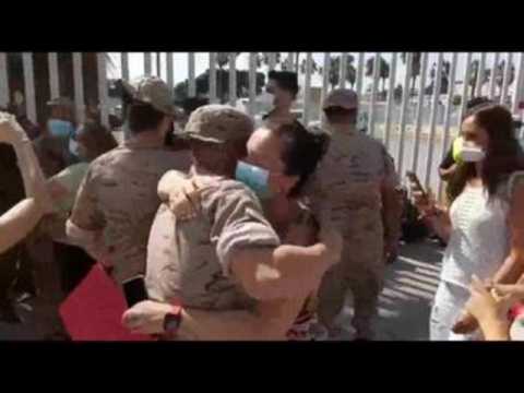 150 Spanish soldiers return home from Iraq