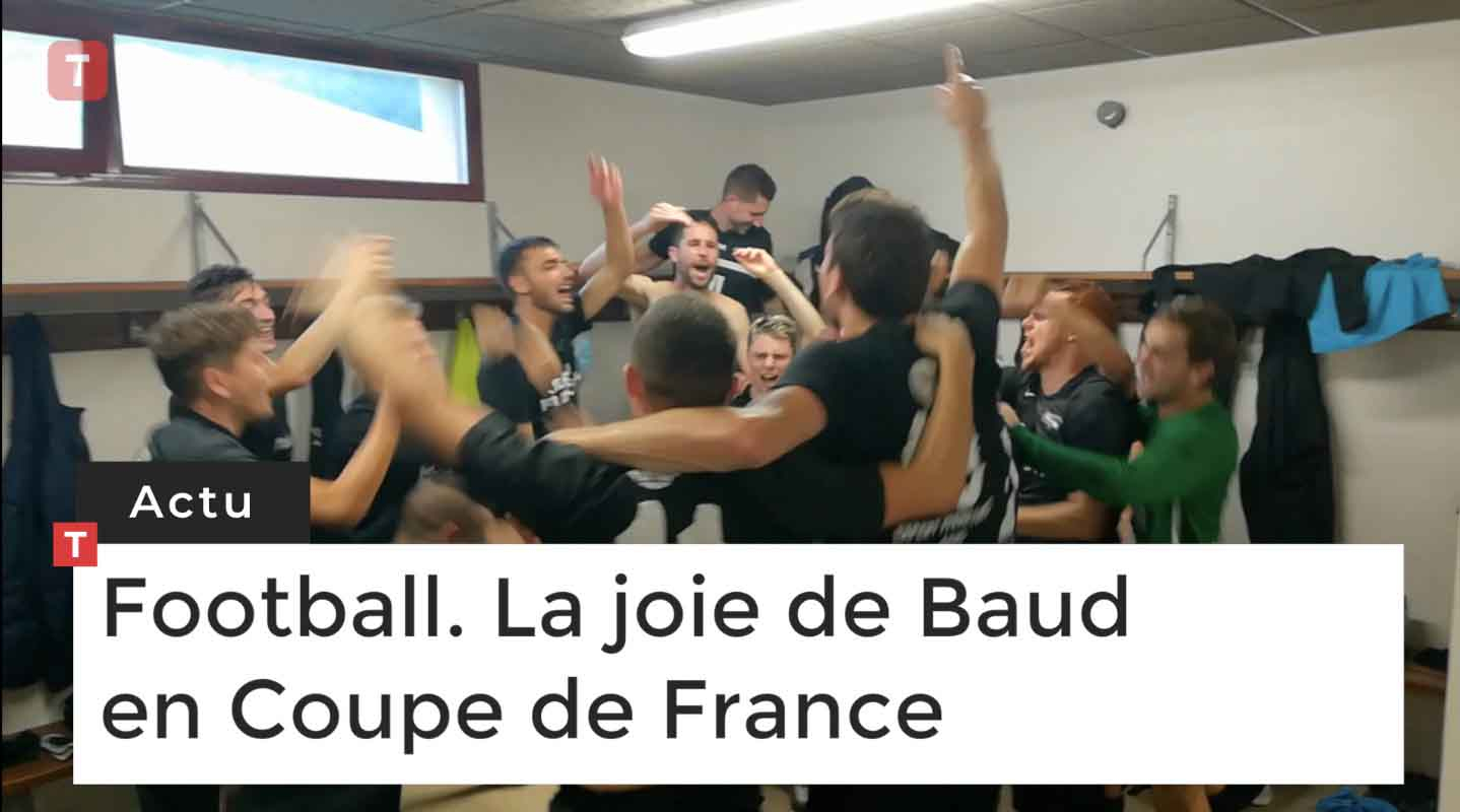 Football. La joie de Baud en Coupe de France (Le Télégramme)