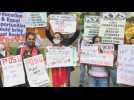 Students protest in New Delhi against national eduction policy