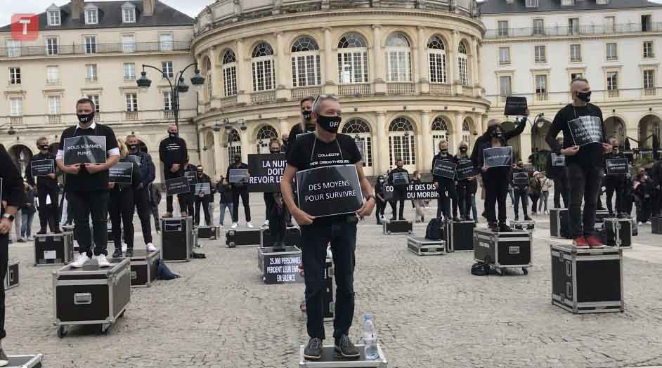 Rennes. Discothèques fermées : une manifestation régionale bien suivie (Le Télégramme)