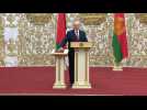 Belarus leader Lukashenko sworn in at secret ceremony - Label : AFPTV - First images - Category : News