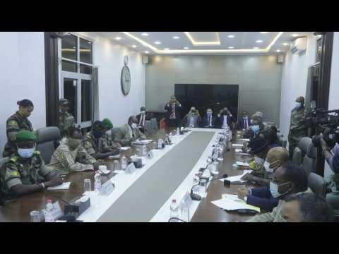 Mali: ECOWAS meets with junta leaders after transition leader appointed