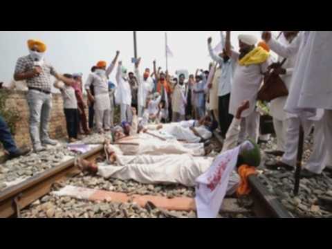 Indian farmers protest against agriculture reform bills