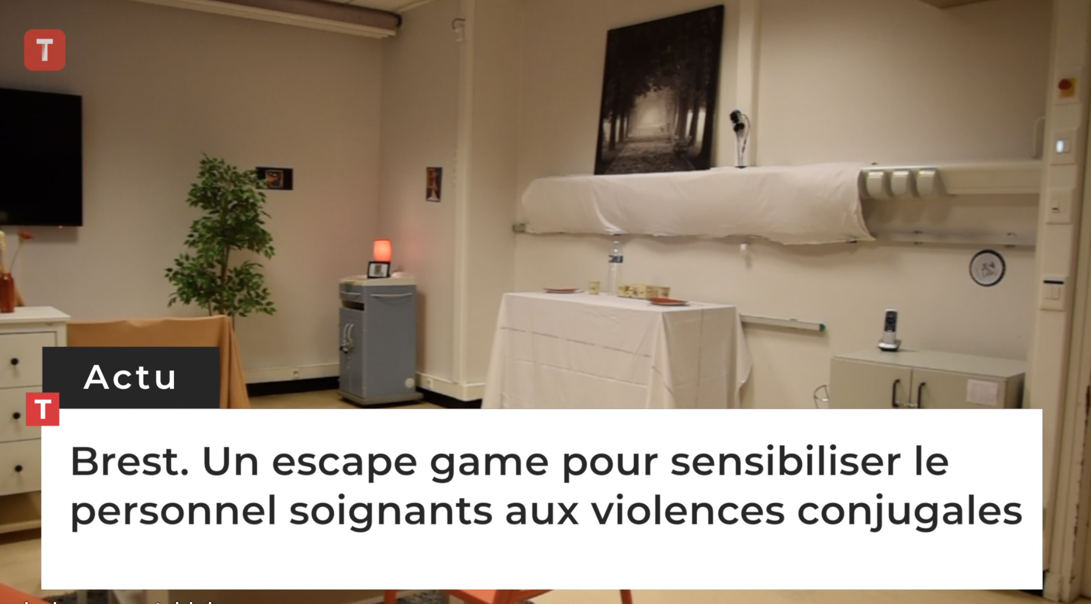 Brest. Un escape game pour sensibiliser le personnel soignants aux violences conjugales (Le Télégramme)