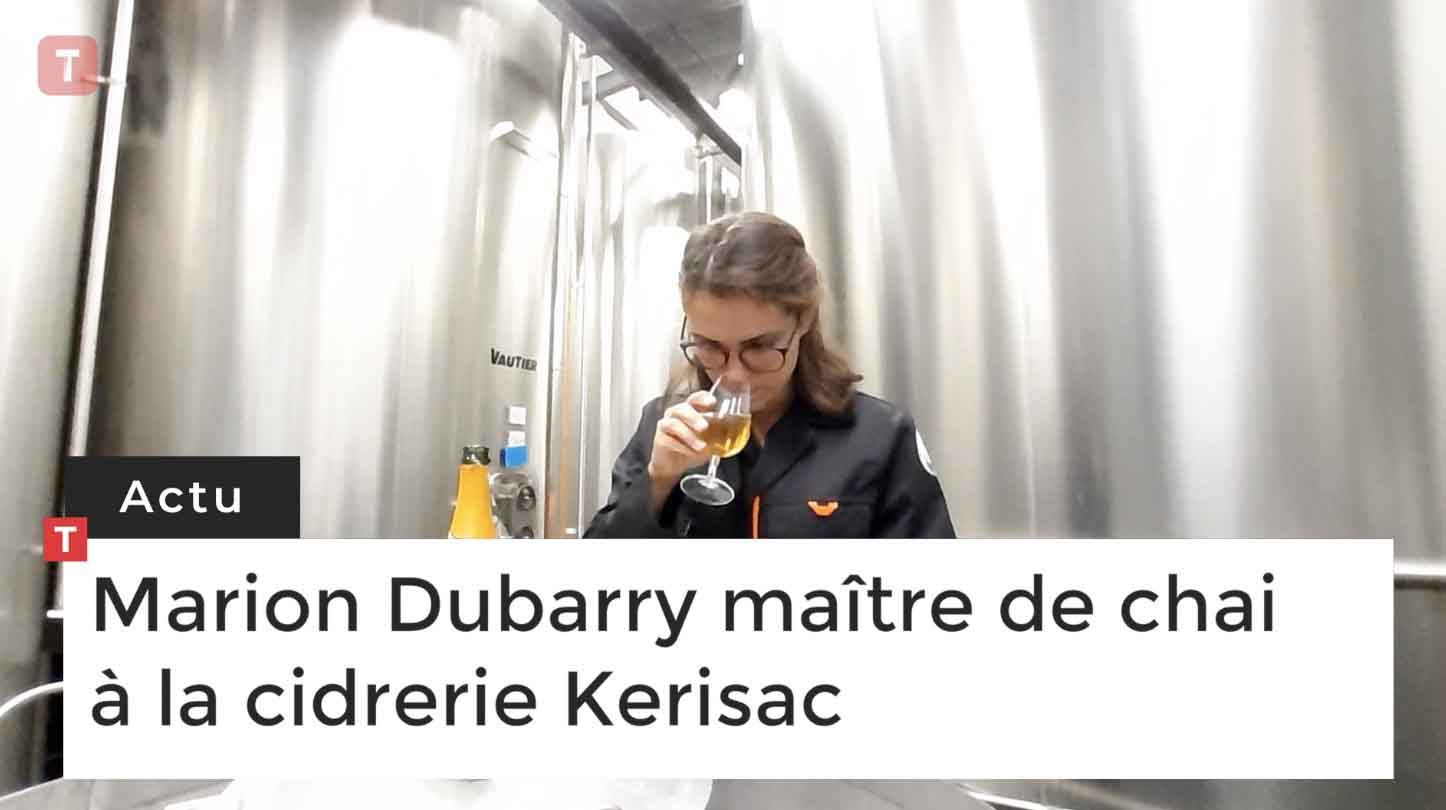 Marion Dubarry est maître de chai de la cidrerie Kerisac (Le Télégramme)