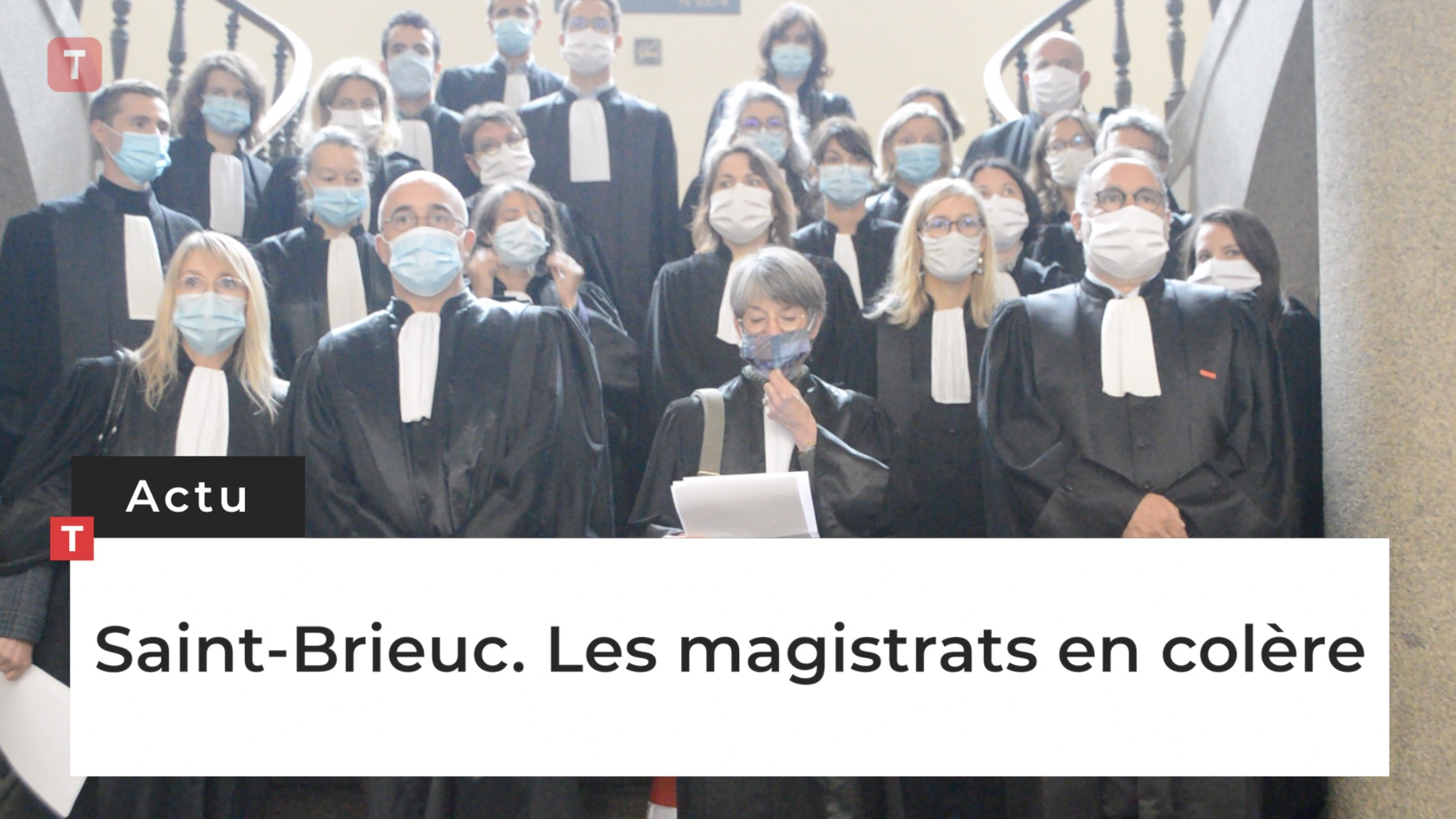 Saint-Brieuc. Les magistrats en colère (Le Télégramme)