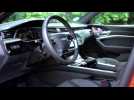 Audi e-tron S Sportback Interior Design in Catalunya red