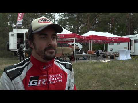 TOYOTA GAZOO Racing Test in Poland - Interview Fernando Alonso
