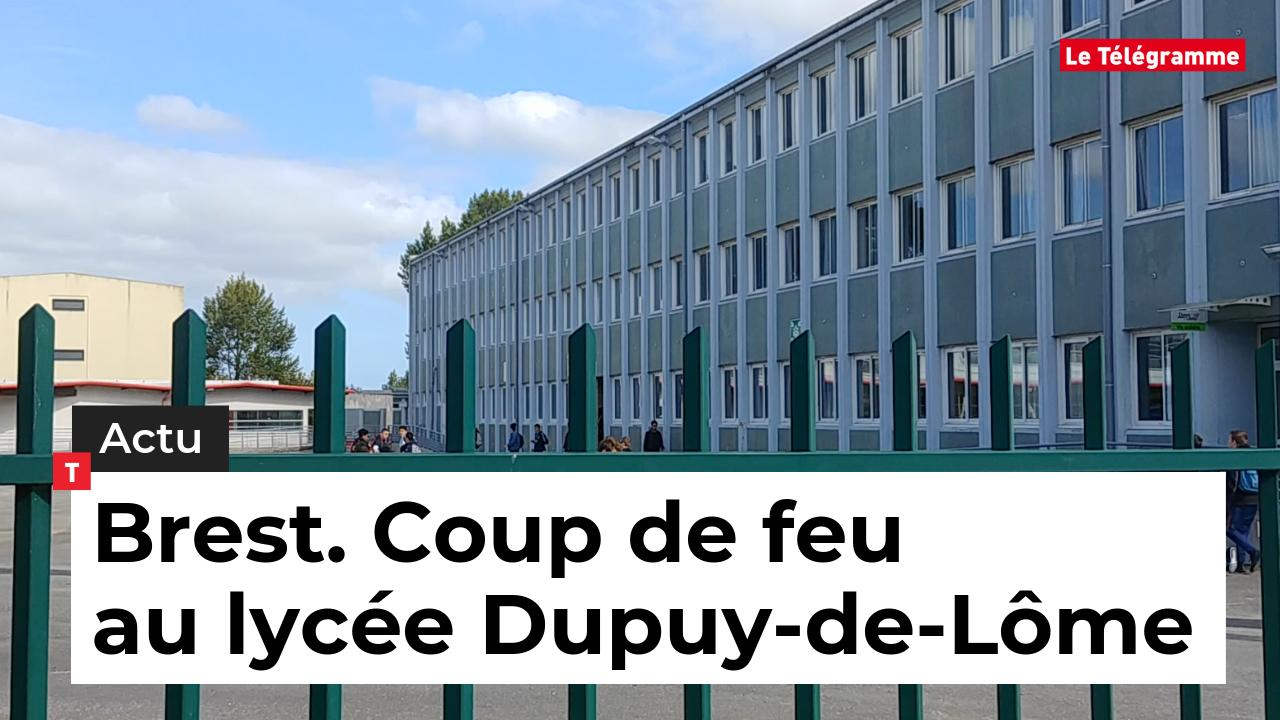 Brest. Coup de feu au lycée Dupuy-de-Lôme  (Le Télégramme)