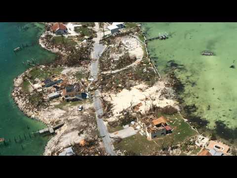 Aerial images show Abaco Islands ravaged by Hurricane Dorian